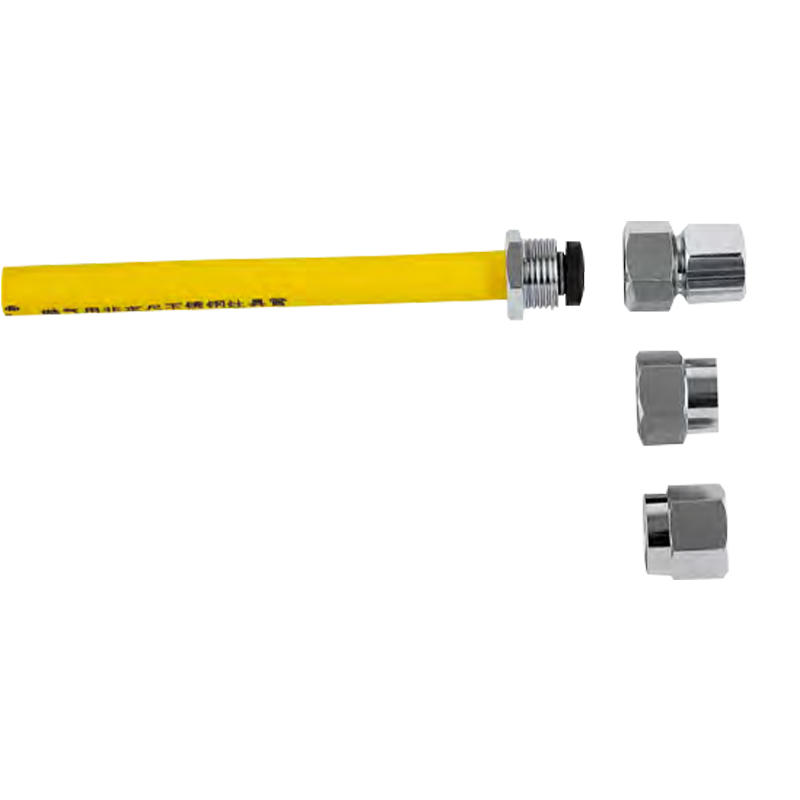 Z nerezové oceli zvlněná plynová hadice plamene-retardantní PVC-potahovák ZLR-03 Z nerezové oceli zvlněná plynová hadice plamene-retardantní PVC-potahovák ZLR-03